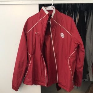 University of Oklahoma Nike storm fit jacket